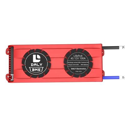 China Toys Exliporc Daly BMS smartLiFePO4 BMS Lithium Battery 300A 4s 36v 48v 100A 200aA 16s BMS 12v for 3.2v 310 for sale