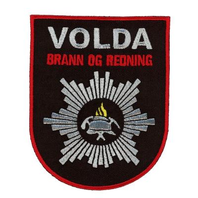 China Viables Embroidered Patches Custom Embroidery Patches Logo Iron On Embroidery Norway Patches For Apparel for sale
