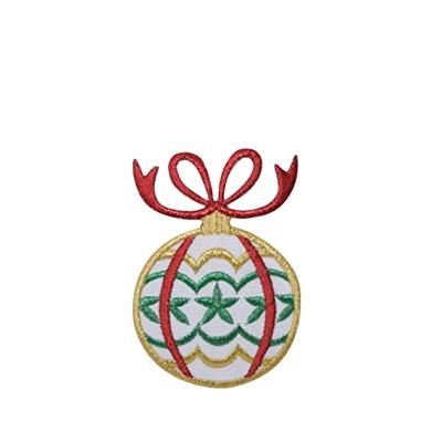 China Sustainable Heat Seal Embroidery Patches Santa Claus Christmas Tree Design Embroidered Patches For Kids Clothing for sale