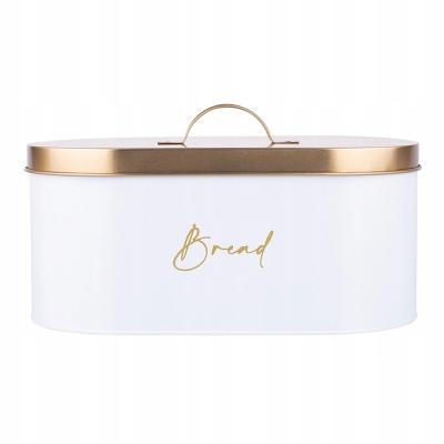 China Freshness Preservation Copper Lid White Color Bread Bin for sale