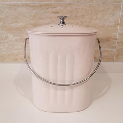 China 2021 New Design Modern Kitchen Compost Bin Bucket Trash Bin Square Rectangular for sale