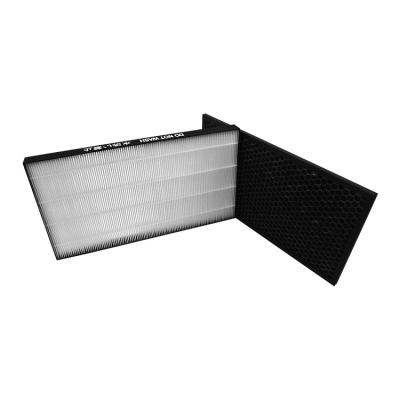 China Replacement commercial activated carbon hepa filter for KI-GS50-W FZ-D50HF FZ-D50D SHARP air purifier filter for sale