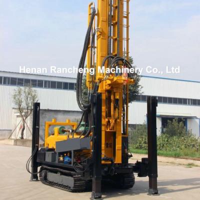 China Hydraulische boorgat waterput boormachine 350m Waterput Crawler Hydraulische draagbare boormachine Te koop