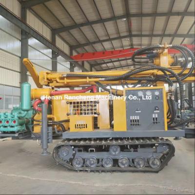 China Crawler type Hydraulisch waterput boorapparaat Voor kernboorapparaat Huishoudelijk waterputapparatuur 150m diepte Te koop
