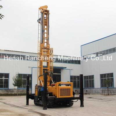 China Crawler Mounted DTH Drilling Rig 500m Diesel Engine Water Well Drilling Rig Borehole Machinery Air Drilling Machine for sale