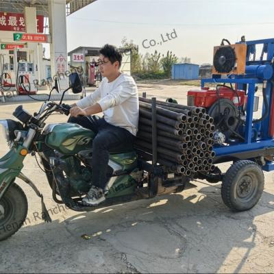 China Small Hydraulic Portable Tricycle Water Well Drilling Rig Machine For Efficient Borehole Drilling for sale