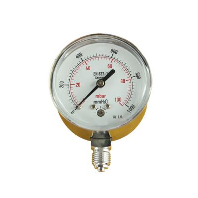 Chine Mesure de basse pression de 63MM 50mm 0-15 livres par pouce carré 20 livres par pouce carré de capsule d'exactitude Class2.5 de mètre à vendre