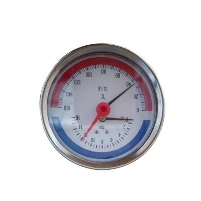China Manômetro Thermo 0-6bar de 1/2 BSP calibre de pressão da temperatura de 1/4
