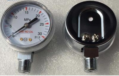 China O calibre de pressão de solda alto 1/4 Npt Chrome chapeou o oxigênio à venda