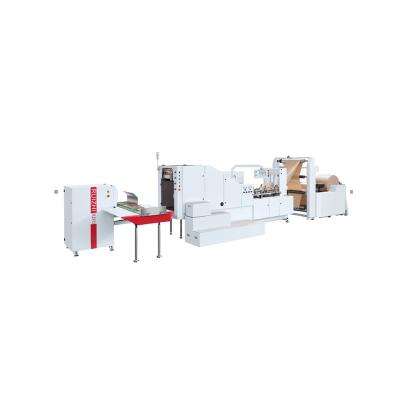 China food & Beverage Plant RZDF-330D High Speed Square Bottom Paper Bags Machine Small Patch Khaki Paper Bag Making Machine for sale