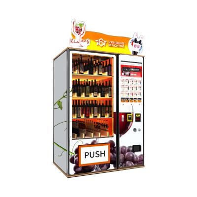 China 2021 Most Popular 4-25 Combo (Adjustable) Celsius Beer Bottle Vending Machine Metro Station for sale