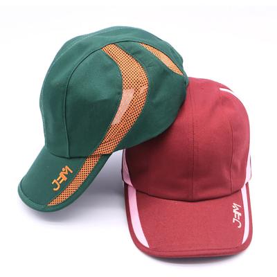 China Custom Logo Sports Hat Mesh Running Gorras High Quality Curved Brim Breathable Sports Caps for sale