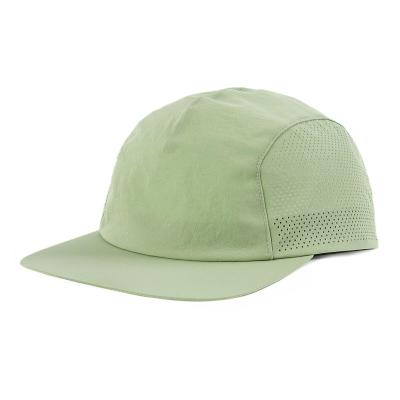 China Unstructured Baseball Cap Flat Brim Quick Dry Running Camper Caps Outdoor Sports Hat for Men and Women for sale