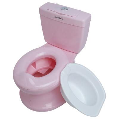 China Pink Plastic Baby Potty Toilette EN71 Zertifizierte reine Farbgestaltung Custom Logo verfügbar zu verkaufen