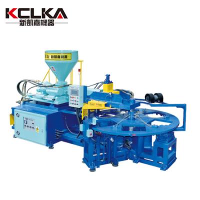 China High Production Full Automatic PVC Rotary Injection Plastic Molding Machine With Cool Water System à venda