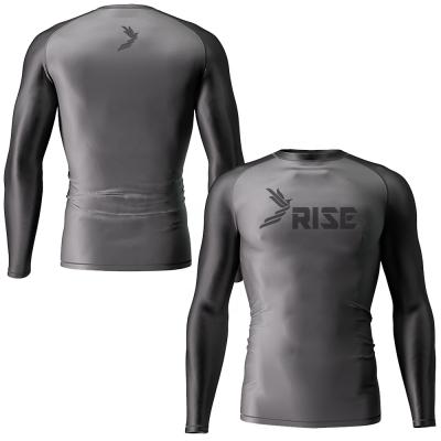 China Super Soft Even Elastic Never See Through OEM Rash Guard, 100% Polyester Rash Guard, Custom Rash Guard bjj for sale