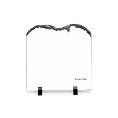 China Europe factory low price wholesale sublimation rock slate photo frame blank 20*20cm for sale