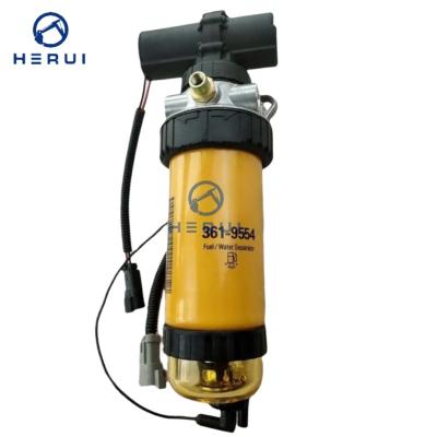 China Fuel Filter Oil Water Separator Assembly 361-9554 3619554 for 414E 416D 416E 416F 420D 420E 420F 422E 422F 424D 428D for sale