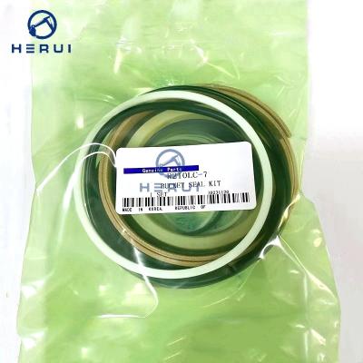 China Boom Bucket Arm Cylinder Seal Kit R210LC-7 For Hyundai Excavator Hydraulic Cylinder Repair Oil Seal Kit for sale
