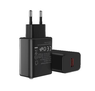 China Universal New Arrival QC 3.0 Power Plug EU Standard Adapter 18w Power Supply With CE ROHS FCC for sale