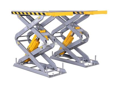China Cheap price 3-5KG/CM2 CE certificate inground car scissor lift for car selling online for sale