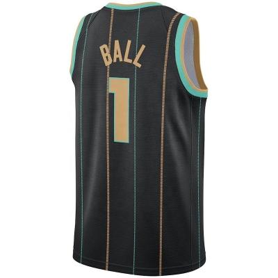 China Best Quality Wholesale Charlotte City Basketball Jersey Ball 2# Rozier 3# Jereys Wear Breathable Hornet Sports Uniforms For Men for sale
