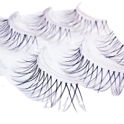 China Wholesale Natural Thick Stem Transparent Eyelashes From Natural Maker 5 Pairs Eyelash Tools Containing Special Glue For Eyelashes for sale