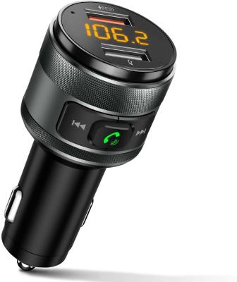 China Universal FM Transmitter /Car Radio Adapter Music Player /Car Kit , 5.0 FM Radios and 2 USB Ports Charger Support USB Drive for sale