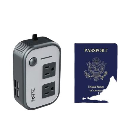 China Universal 200W Car Power Inverter DC 12V To AC 110V Converter With 4 Ports USB Charger for sale