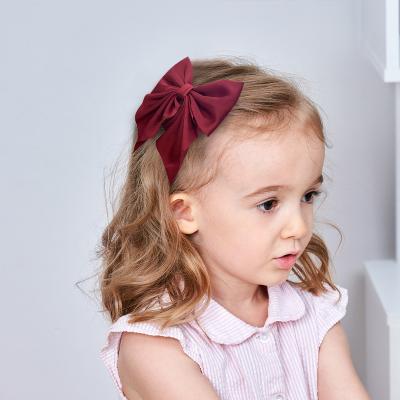 China Sweet Decoration Fashion Bow Hairpins Solid Color Butterfly Barrettes Flower Hairpins Clips Accessories For Women Girls for sale