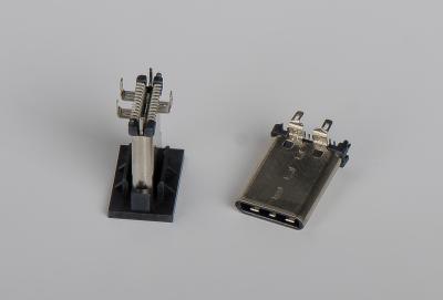 China Usb Type C 3.1 24Pin Connector Male Vertical 180° SMT Type H=11.1mm Life Test:10000 Cycles Min for sale