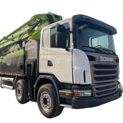 China Factory Refurbished Zoomlion 63m Old Used Concrete Pumps Pumping Machine Concrete Pump Truck 63metre for sale