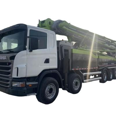 China Construction works Popular Zoomlion 63m Mounted Concrete Pump Truck Factory Price for sale