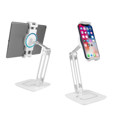 China High Quality Adjustable Mount Adjustable 360 Degree Cell Phone Mobile Phone Holder Tablet Desk Stand for sale