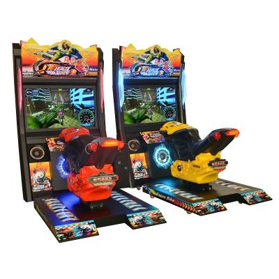 中国 2人のプレーヤーのカー レースのゲーム・マシンのモーターバイクのバイカー競争の220*140*210cm 販売のため
