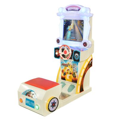 中国 カー レースのアーケード・ゲームは子供のシミュレーターの車輪125Wのパワー消費量を機械で造ります 販売のため
