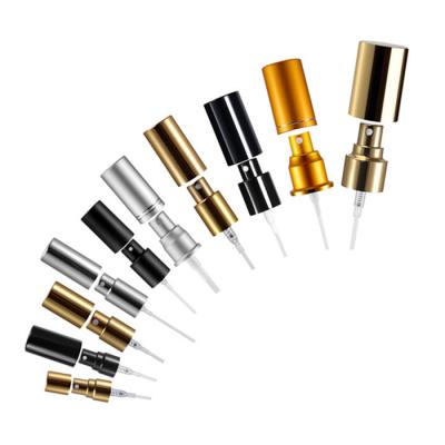 中国 別のSizes Aluminum 20mm Mist Pump Custom Metal Screw Spray Pump 販売のため