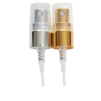 中国 金Metal Aluminum 13mm Crimp Spray Pump Perfume Spray Head 販売のため