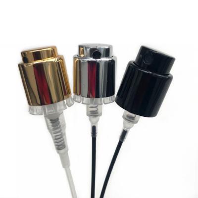 中国 15mm Perfume ボトルs Fine Mist Crimp Spray Pump Customized Color With Sleeve 販売のため