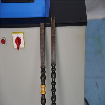 China Construction works Brand New High Quality Hot Iron Powerful Round Tube Embossing Bending Machine for sale
