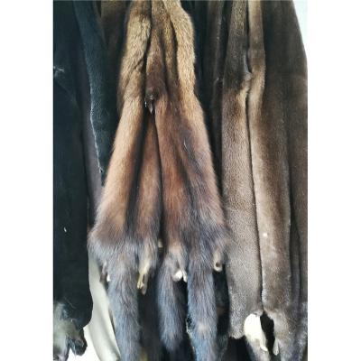 China Wholesale High Quality Natural Black Animal Mink Fur Skin Pelt 100% Real Auto Upholstery for sale