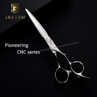 China Excellent Straight Scissors CNC Series Barber Scissors VG10 Steel Professional Hair Scissors for sale