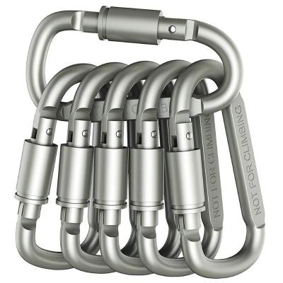China Durable Safety Promotional Multifunctional Outdoor Swivel Locking Carabiner Rotating Increasing Snaps Spring Clip Carabiner Ring For Handbag for sale