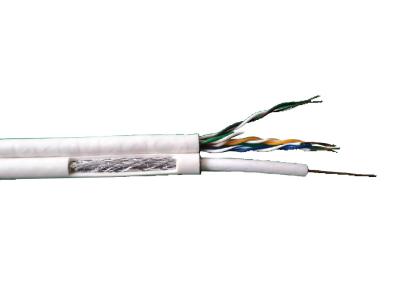 China O protetor padrão RG59CCS com cabo de UTP CAT5E, 24AWG 4 emparelha o cabo do Lan CAT5E à venda