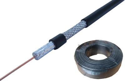 China Cabo coaxial do CCTV, cabo pendente de cabo coaxial do Tri Protetor RG7 com chama - revestimento de PVC Retardador à venda
