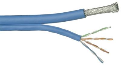 China 4 de CAT5E pares de cabo de Lan, RG6QUAD com cabo de 24AWG UTP CAT5E para a rede informática à venda