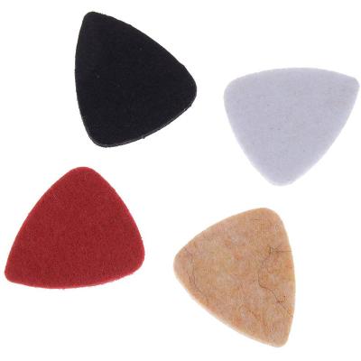 China Used in multifunctional ukelele pletrum 4mm 10% wool felt thick plectrum for sale