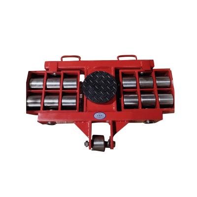 China Special heavy duty mobile skids heavy load 4 ton X+Y combined mobile tank cart for machine container equipment transportation for sale