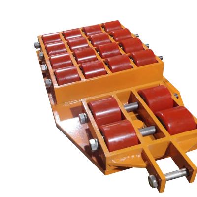 China Transport Tool 6t 8t 12t Heavy Load Convenient Operartion Machine Spinning Moving Trolley for sale