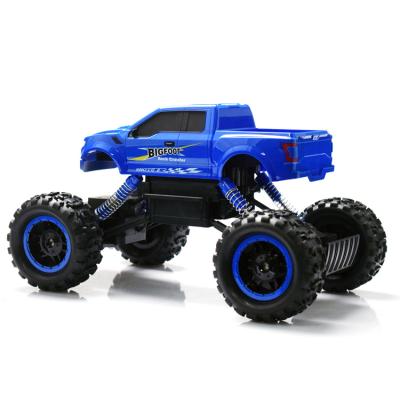 China 4 Channel 2019 New Powerful Off-Road High Speed RC Car Shockproof Climbing Toys With LED Light for sale